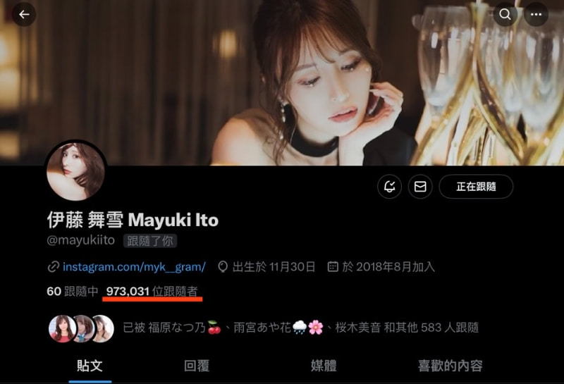 Miru、X追踪百万突破！-图片8