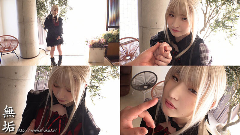 姫野らん(姬野兰)作品MUKC-105发布！期间限定的金发造型？她的制服被弄脏了！-图片4