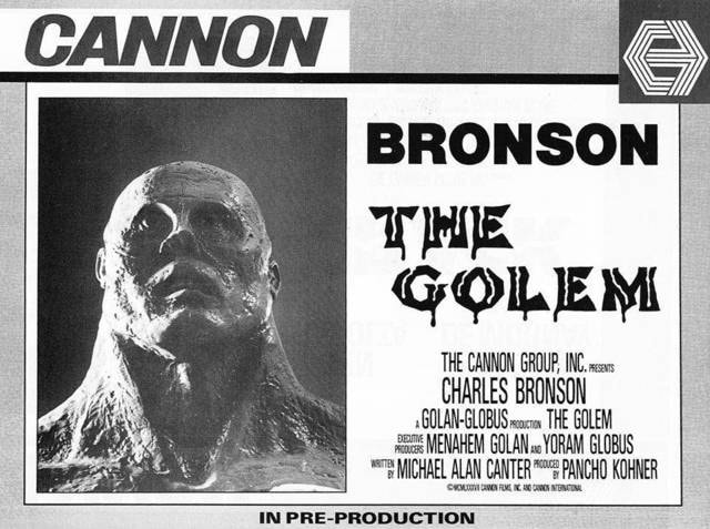 查尔斯・布朗森大战泥人哥连 ―― Cannon电影公司胎死腹中的最伟大作品