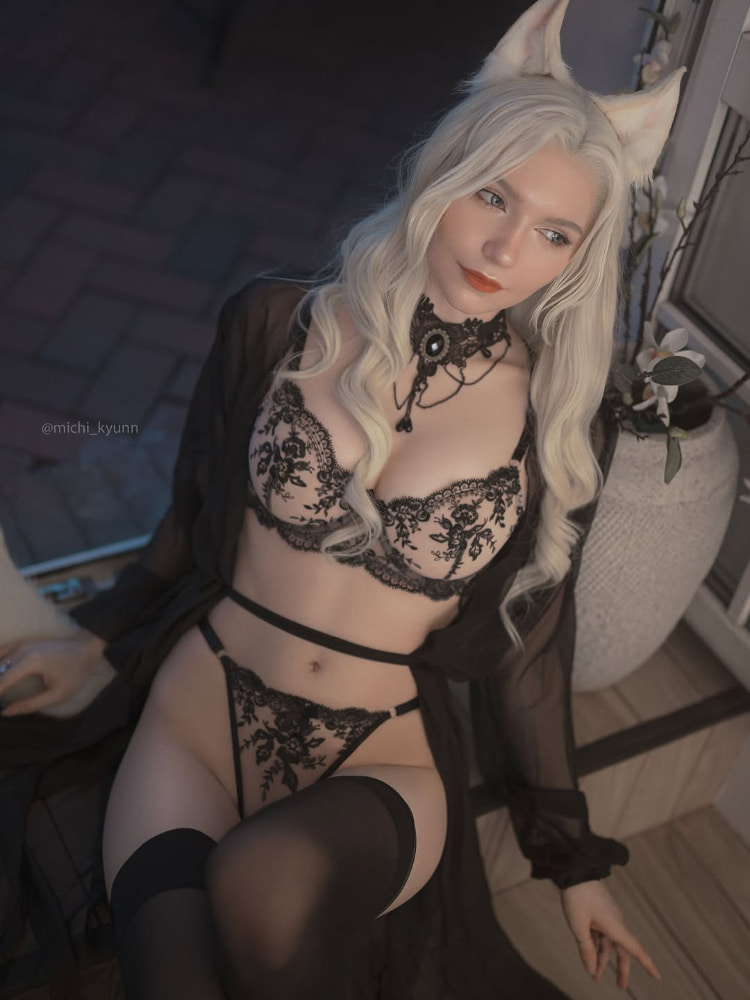 绝美中不失性感！俄罗斯Coser《Michi》精致的像二次元走出的艺术品！