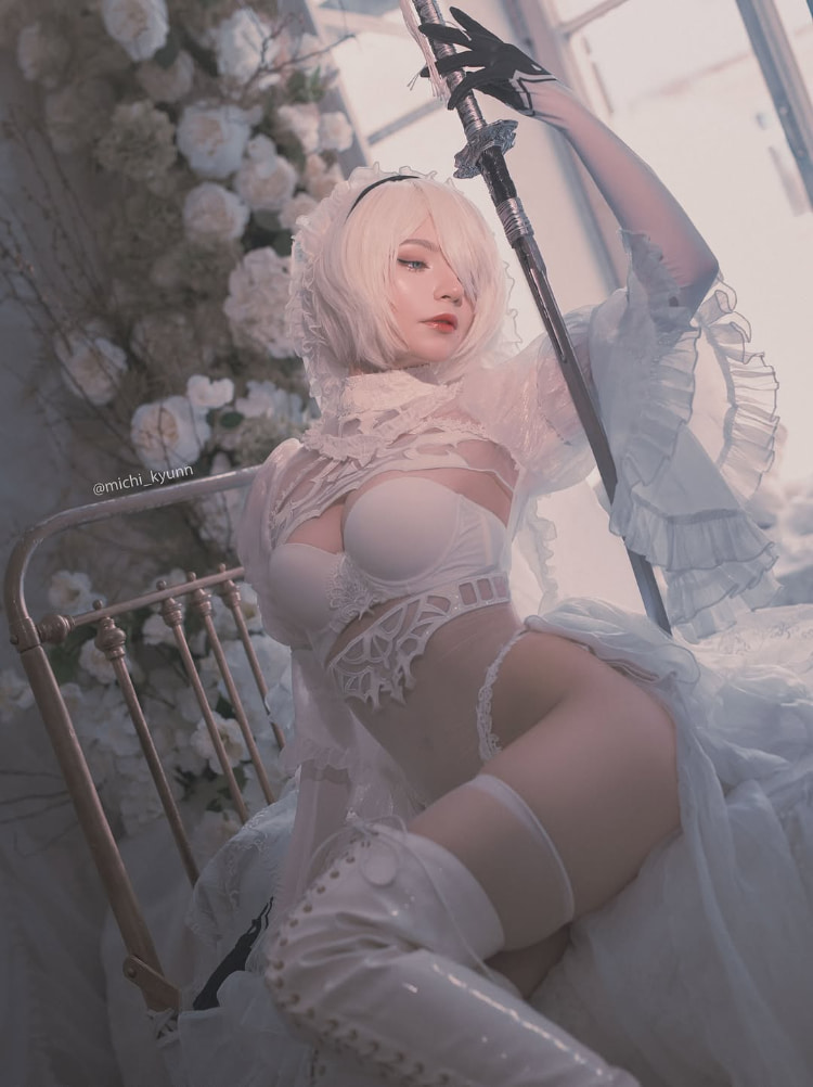 绝美中不失性感！俄罗斯Coser《Michi》精致的像二次元走出的艺术品！