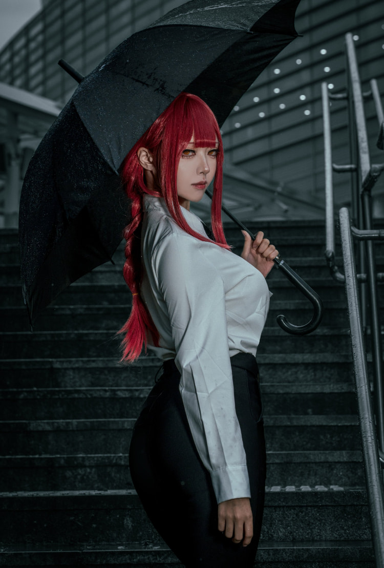 热爱《链锯人》的Coser《펌킨 Pi good duck71》真纪、蕾洁、姬野等角色一次还原！