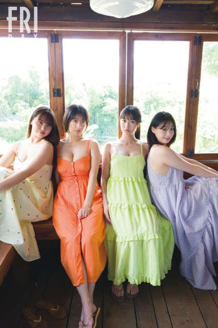 《最强四乳姊妹》齐聚一堂「高野真央、沟端葵、榎原依那、本郷柚巴」大家喜欢谁？