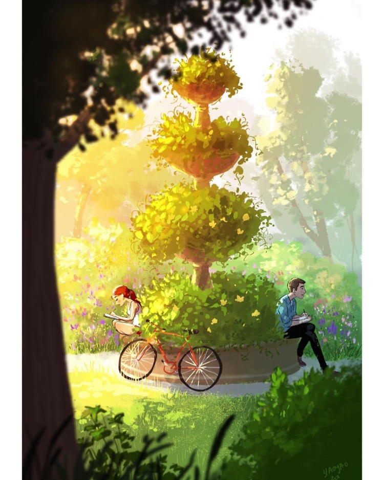 美国插画家画出《失恋女子的单身生活》