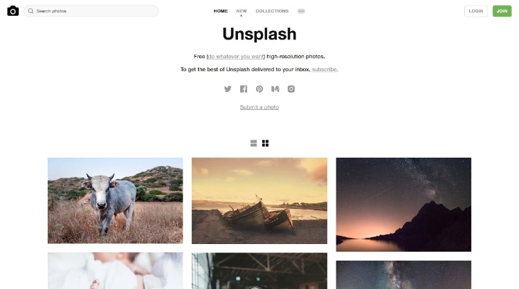 无版权图片网站汇总