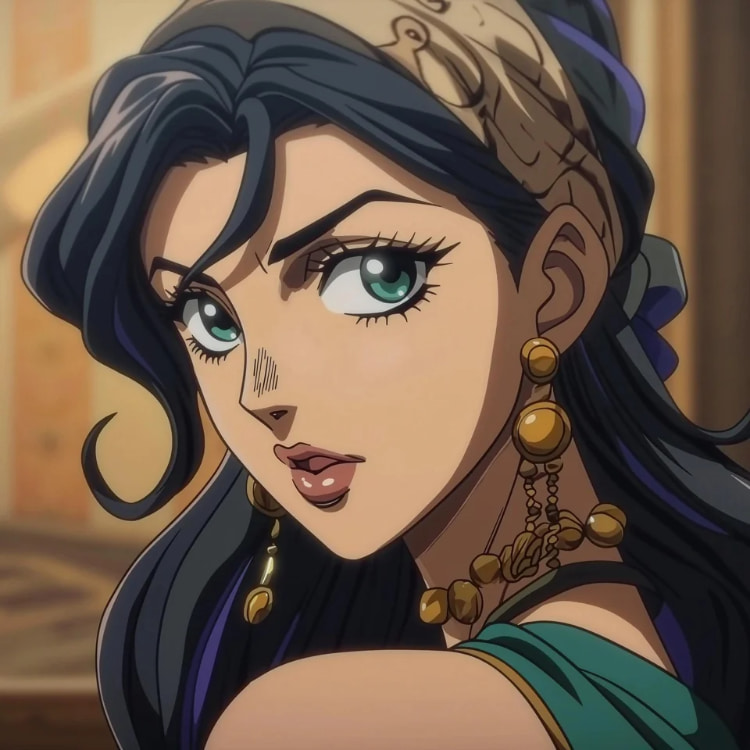 《JoJo画风的迪斯尼角色》个性眉毛+浓眼线一看就有Jo味！