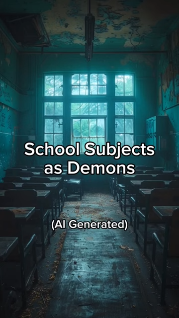 显现你的恐惧《AI画出各学科代表恶魔》，果然学生会讨厌唸书都是有原因的！