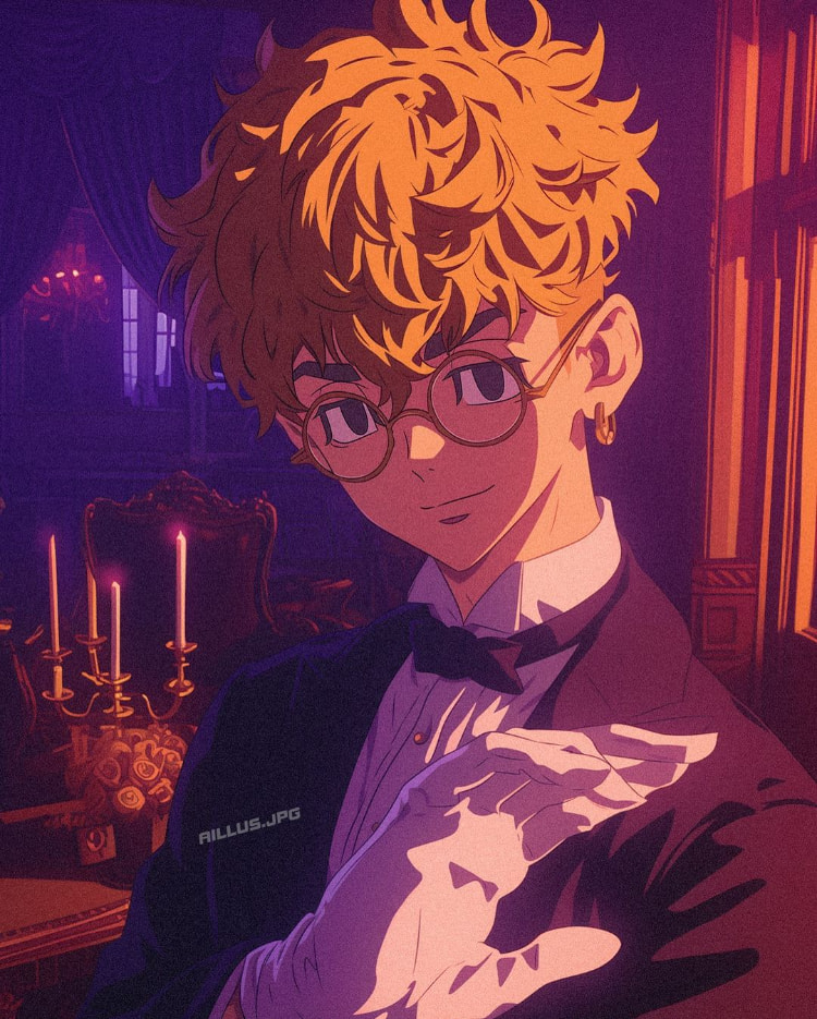 呀咧呀咧！AI绘图《动漫角色全变成眼镜执事》每个人忽然Ｓ气质爆发！