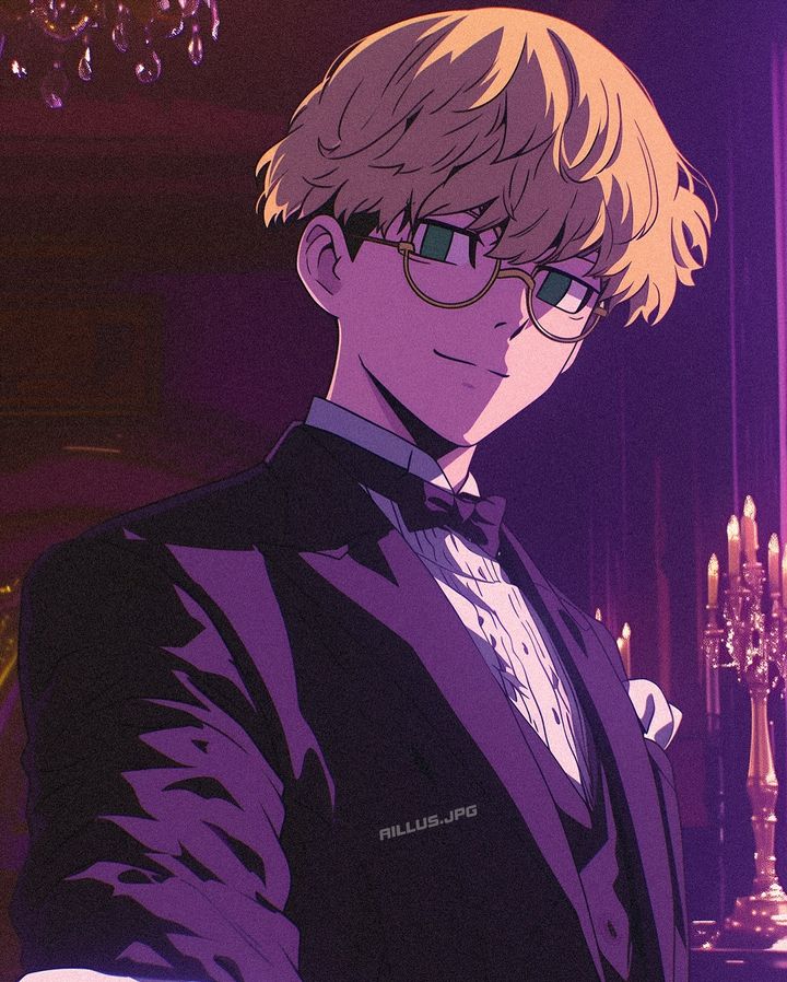 呀咧呀咧！AI绘图《动漫角色全变成眼镜执事》每个人忽然Ｓ气质爆发！