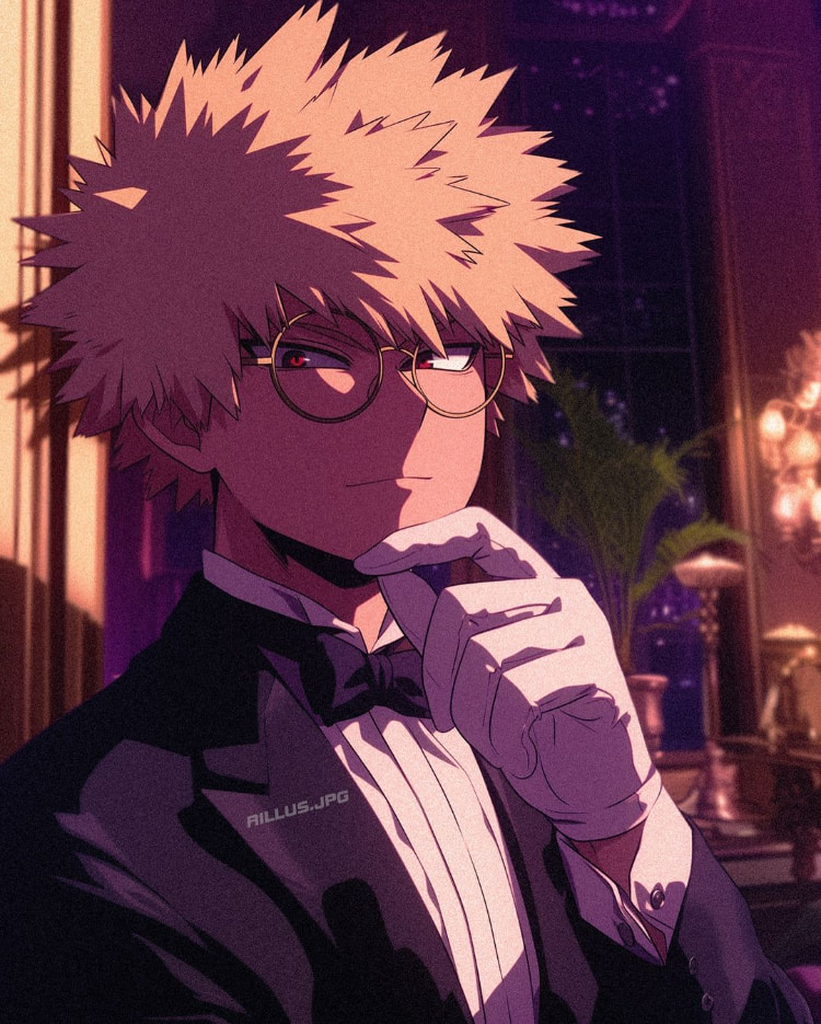 呀咧呀咧！AI绘图《动漫角色全变成眼镜执事》每个人忽然Ｓ气质爆发！