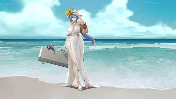 本斥但大!少女前线《DP-12熙光寓言Ver. 1/7比例模型》泳装薄纱造型太香啦!