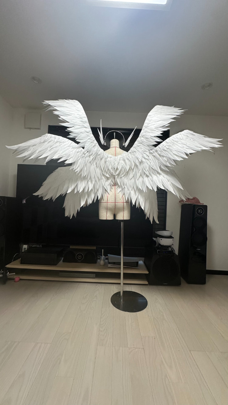 美到不行！日本Coser《るなちっち》奇迹还原「天女兽」神圣英姿！