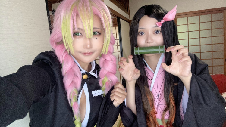 美到不行！日本Coser《るなちっち》奇迹还原「天女兽」神圣英姿！