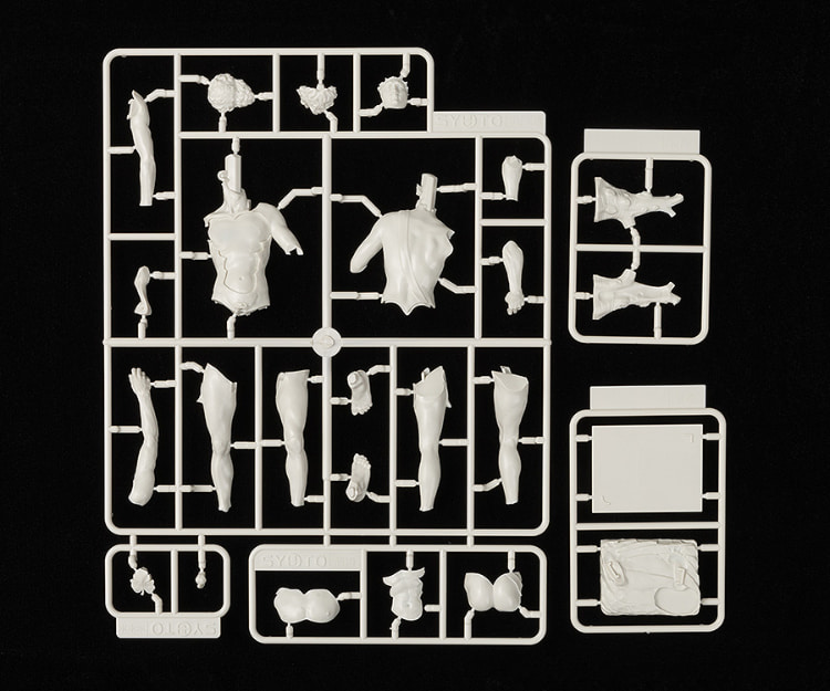 《米开朗基罗的大卫模型》棒子竟然是独立零件!还有叶子零件方便你遮羞!