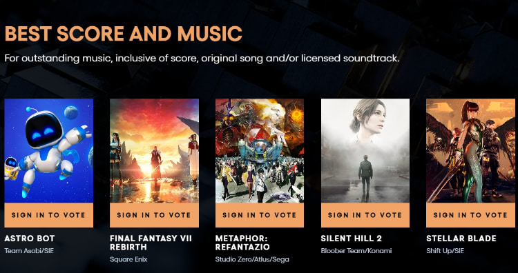 「TGA 2024 游戏大赏」公布入围名单！知名游戏《幻兽帕鲁》竟然没有入围引争议！