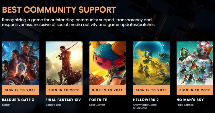 「TGA 2024 游戏大赏」公布入围名单!知名游戏《幻兽帕鲁》竟然没有入围引争议!