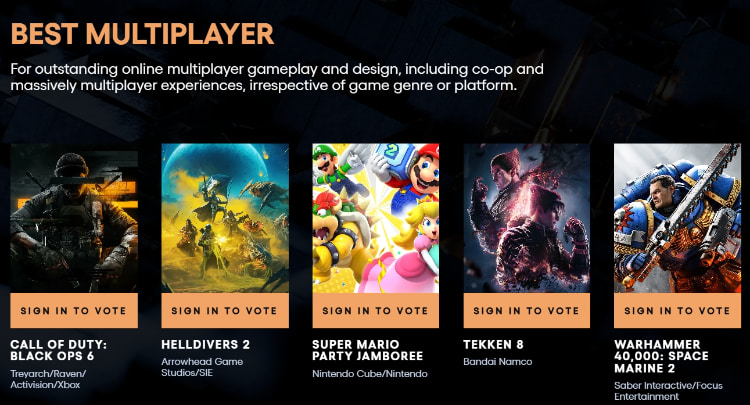 「TGA 2024 游戏大赏」公布入围名单!知名游戏《幻兽帕鲁》竟然没有入围引争议!