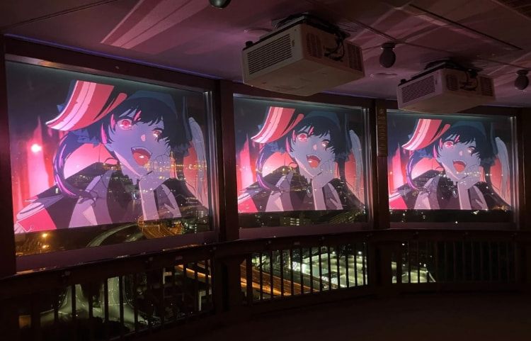 等身大的「船长」现身！VTuber《宝钟玛琳》登上横滨海洋塔豪夺大家的心！