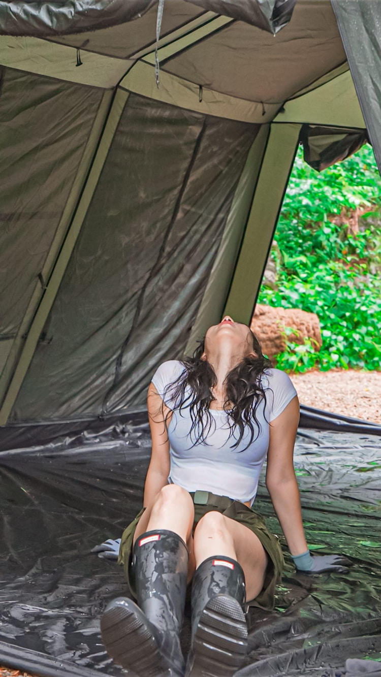 狗狗与美女的露营纪录《Kirin Camp》,尽管没露什么却充满致命诱惑力?!