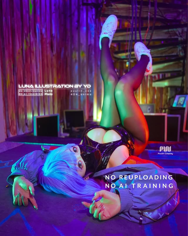 精致嫩颜Cos《プーpuutin》如人偶般BODY！最热爱经典角色「2B」美臀嫩胸！