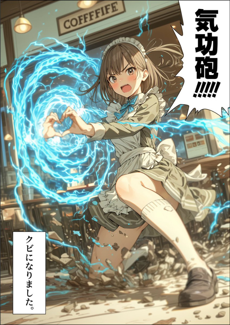 萌力破表《当失恋女子在女仆店打工》施法过程超威猛！网友：期待现实有这款女仆！