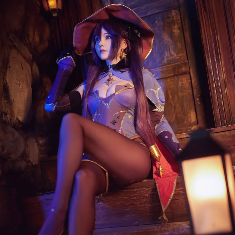 仙气不减！混血Coser《Kaddi》性感还原重现「巫师3」希里蒸桑拿！