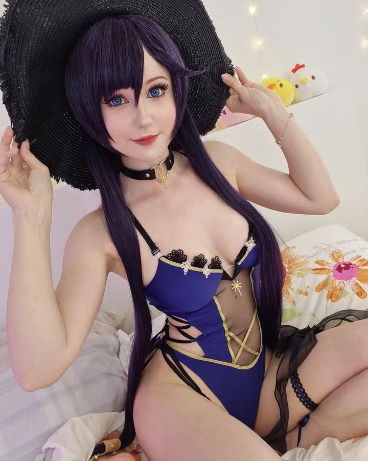 仙气不减！混血Coser《Kaddi》性感还原重现「巫师3」希里蒸桑拿！