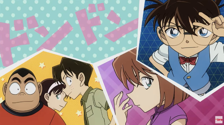 名侦探柯南《少年侦探团ED跳舞》小哀前半段臭脸起舞！跳到后面才露出微笑！