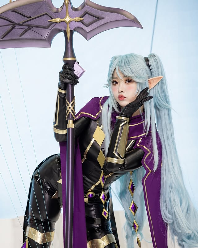 纤细的精灵模特《홍지은》闪耀在展场的美女！有着不输演员的颜值！