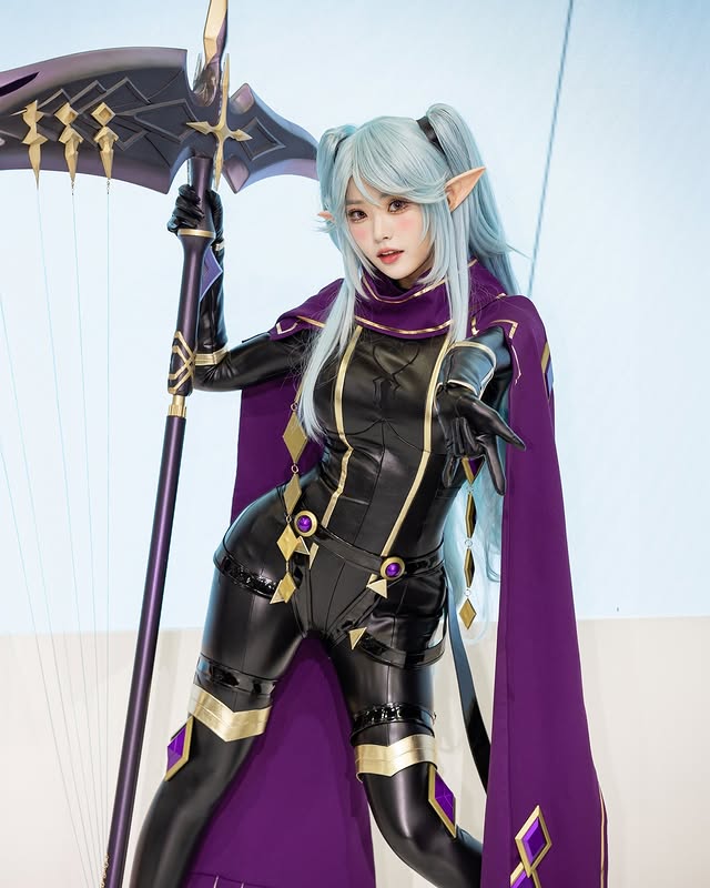 纤细的精灵模特《홍지은》闪耀在展场的美女！有着不输演员的颜值！