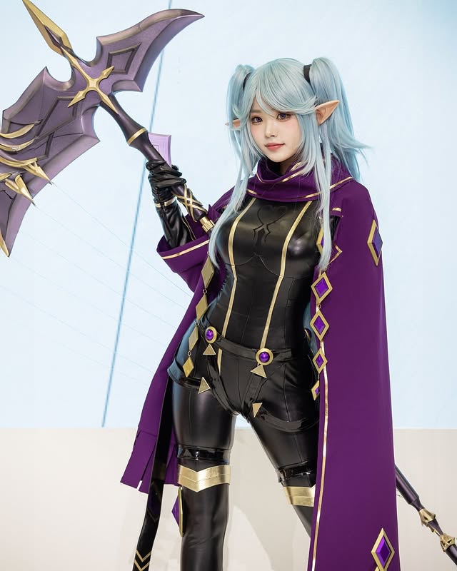 纤细的精灵模特《홍지은》闪耀在展场的美女！有着不输演员的颜值！